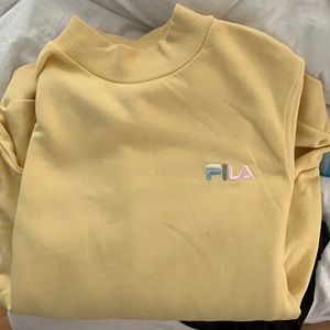 Yellow FILA sweatshirt